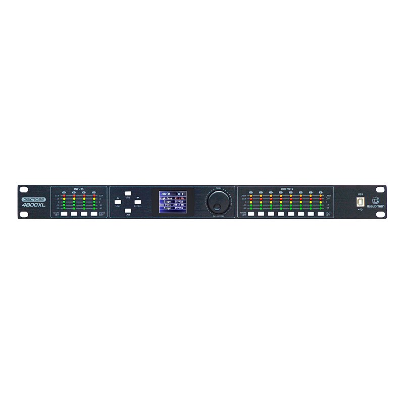 Processador Matrix Digital 4 Entradas 8 Saídas Waldman DCX-4800XL