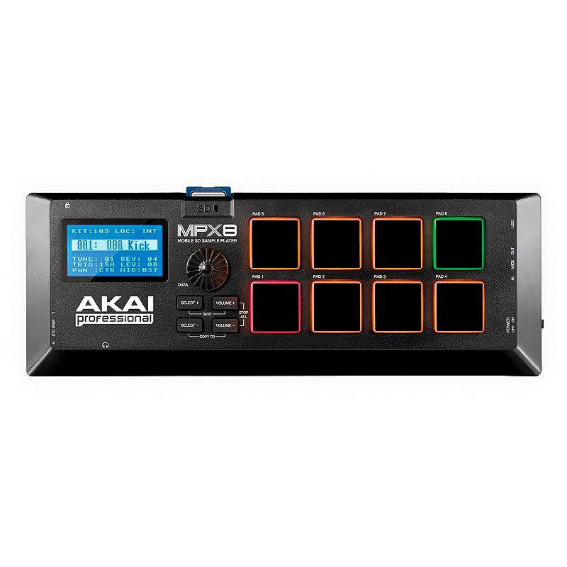 ミ*ナ様 ☆intercord japan RADIO SAMPLER☆ Sampler Compacto AKAI MPX8 - Compact Drum Sampler de Alta
