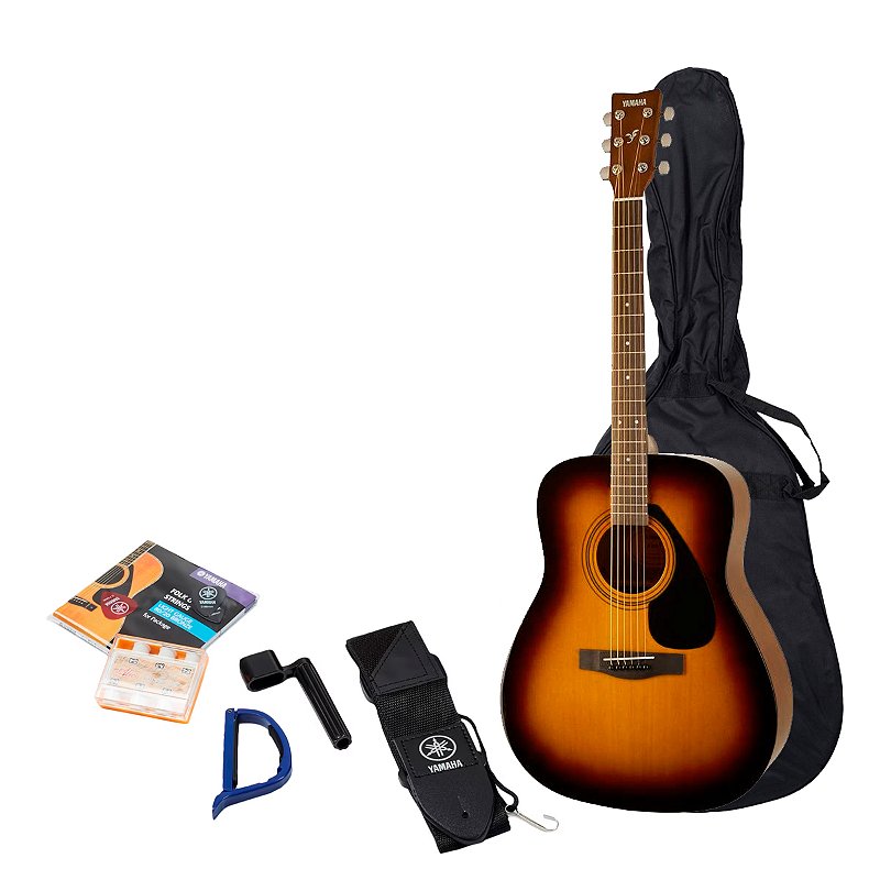 Kit Violão Acústico Yamaha F310P Tobacco Brown Sunburst | Completo