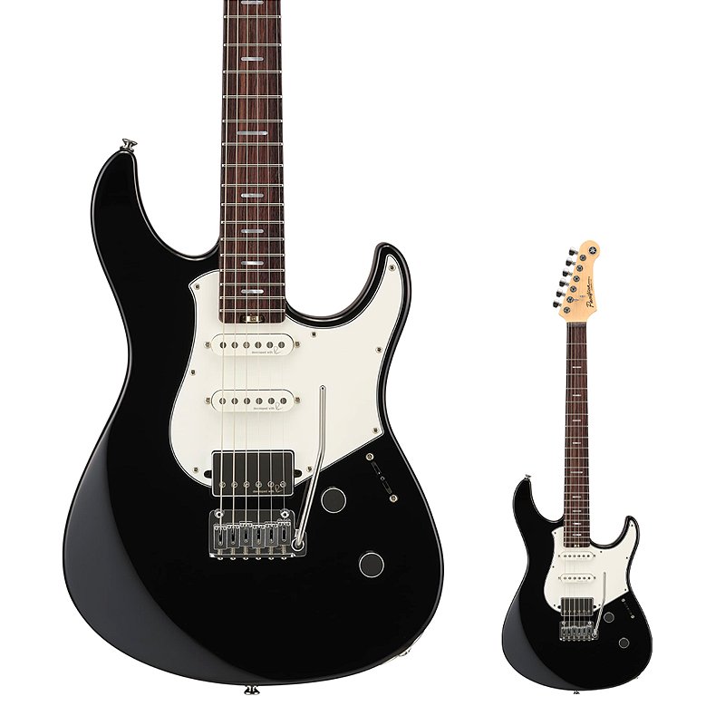 Guitarra Yamaha Pacifica PACS+12 Black – Versatilidade e Estilo