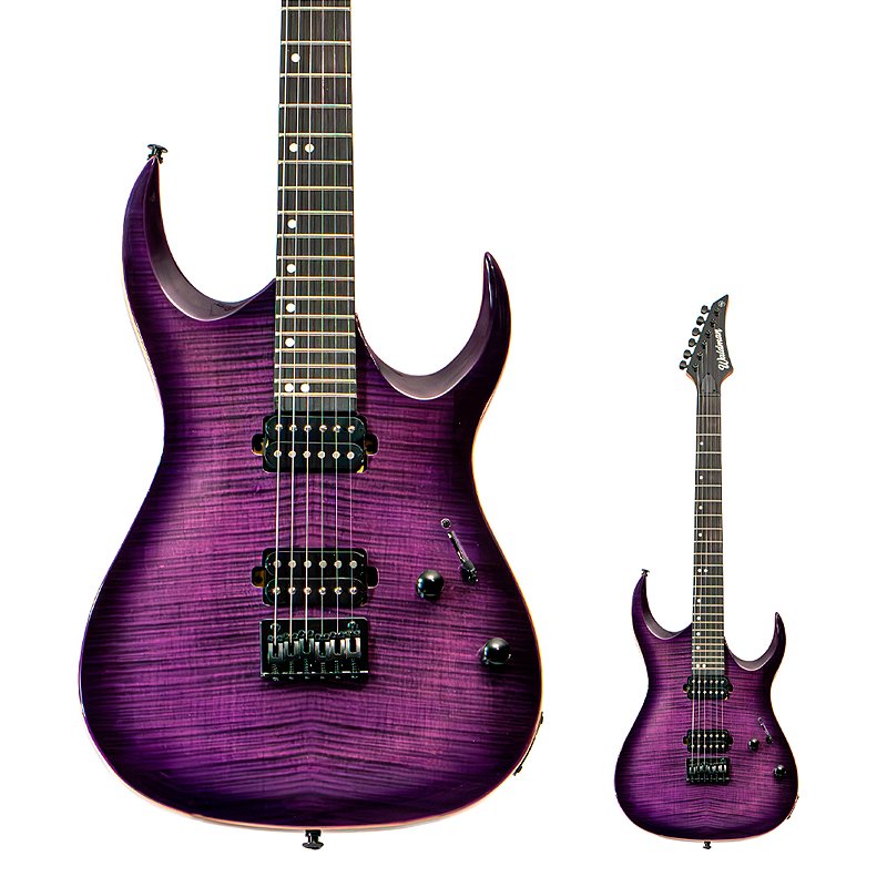 Guitarra Super Strato Waldman WGA220F PP - Performance e Design