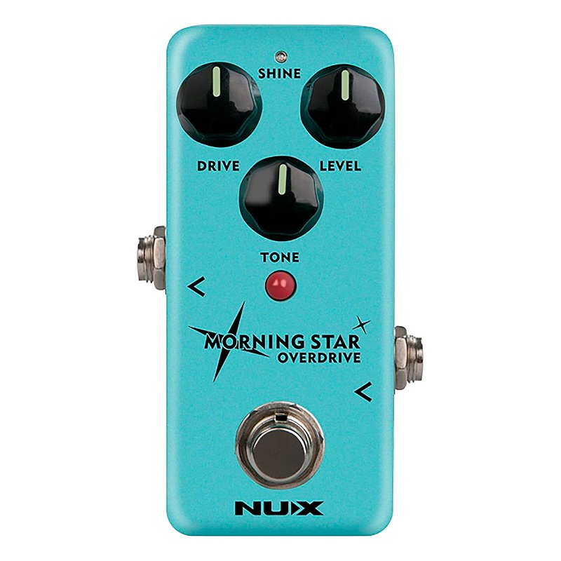 Pedal Overdrive NUX Morning Star – Versatilidade e Clareza Sonora