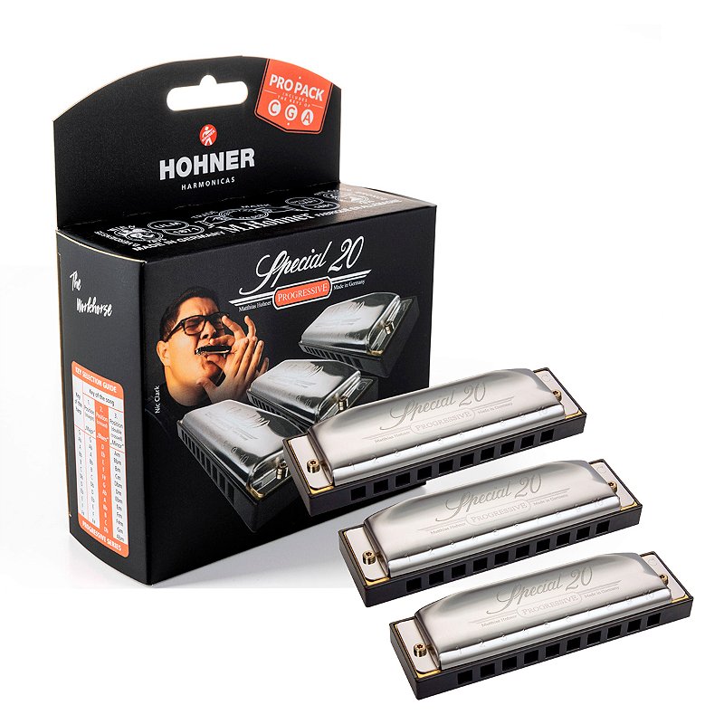 Kit de Harmônicas Hohner Special 20 – Versatilidade e Qualidade