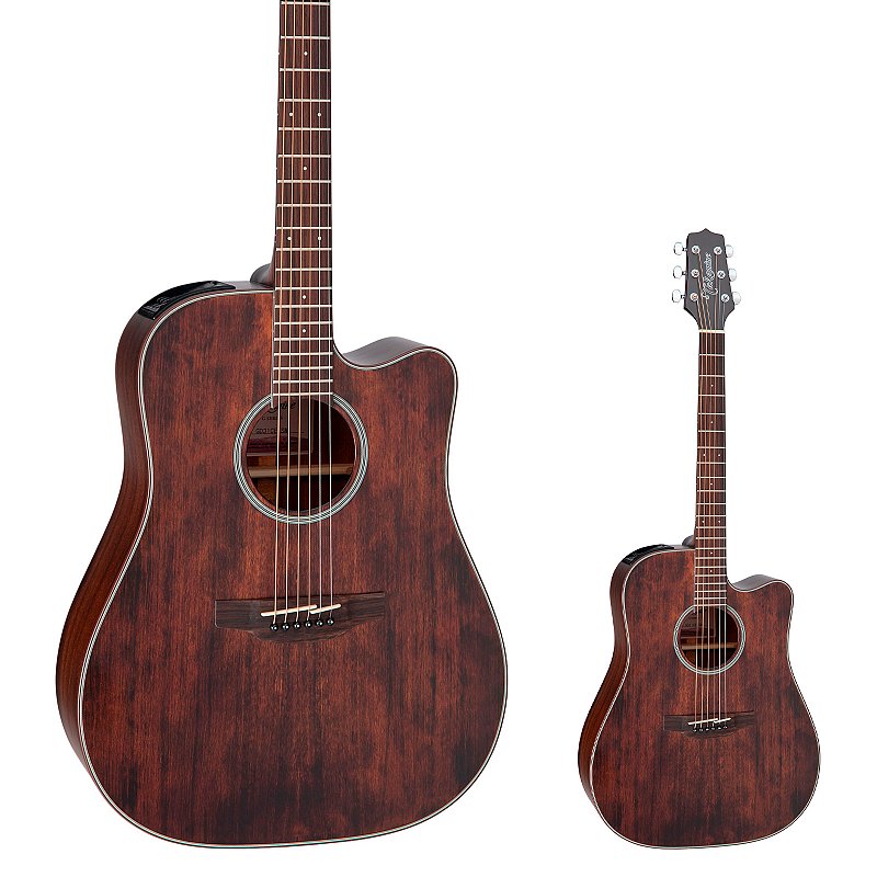 Violão Folk Takamine GD21CE SM Satin Molasses: Tampo Sólido e