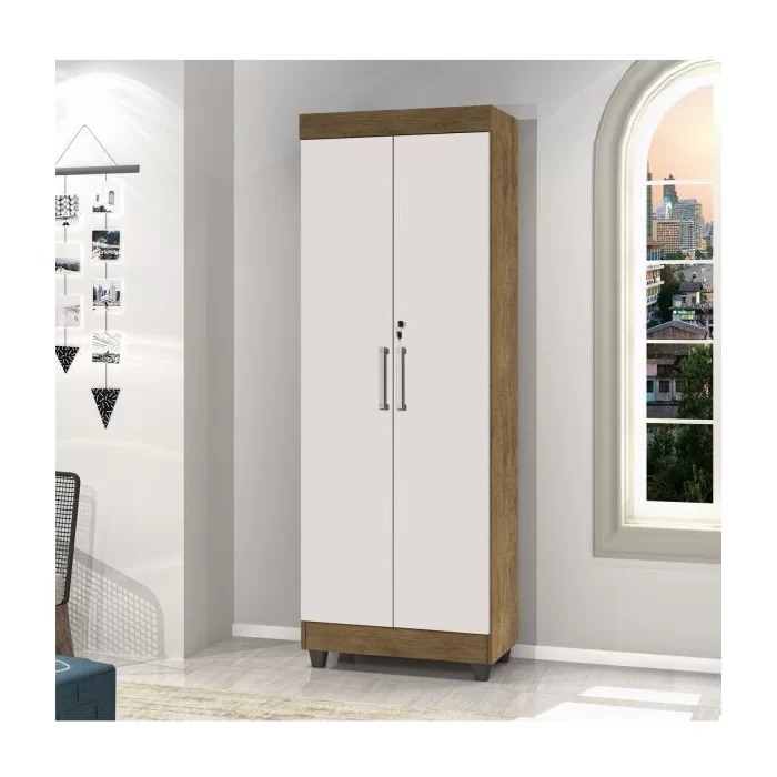 Armário Multiuso 2 Portas com Chaves Texas J&A Móveis - VÁRIAS