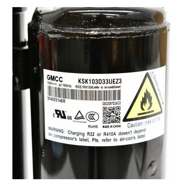 Compressor Inverter Sringer Midea 12000 btus/KSK103D33UEZ3 - B&B