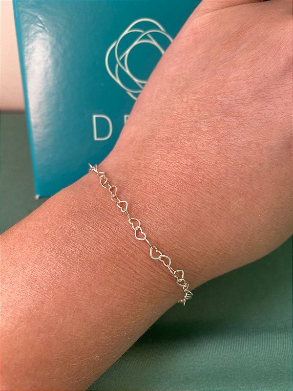Pulseira Elo de Coração