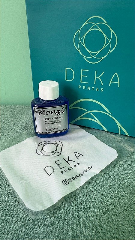 BRINDE - Kit Limpeza Joias Monzi com Flanela