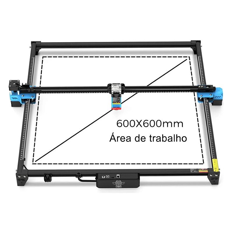 Kit Expansão TWOTREES | Amplie Área de Gravação para 60x60Cm