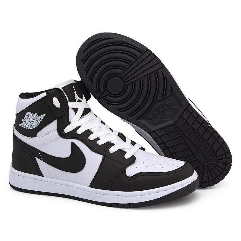 Tênis Air Jordan Preto \\ Branco - Mega Imports