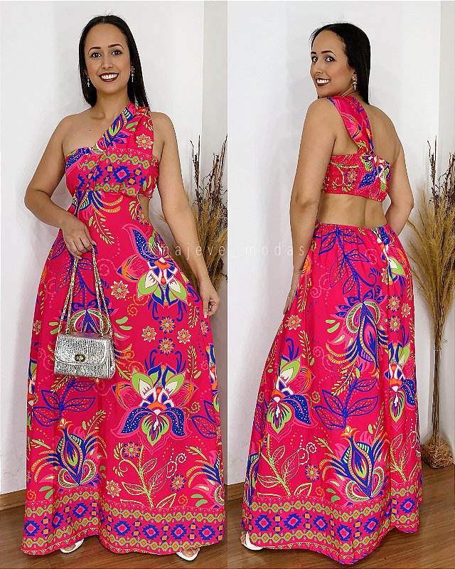 Vestido Nicole Rosa