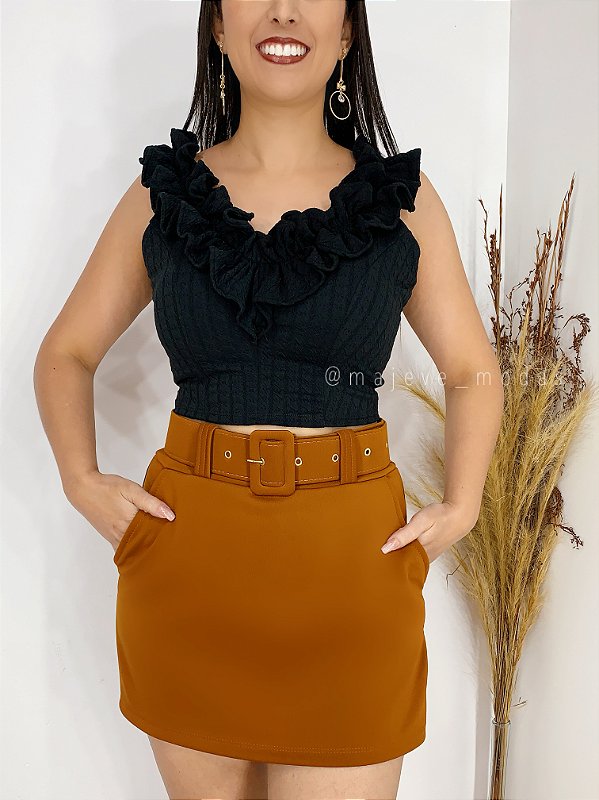 Cropped Faby Preto
