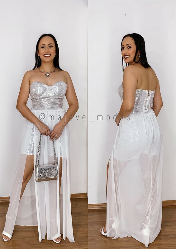 Macacão Eloá Branco