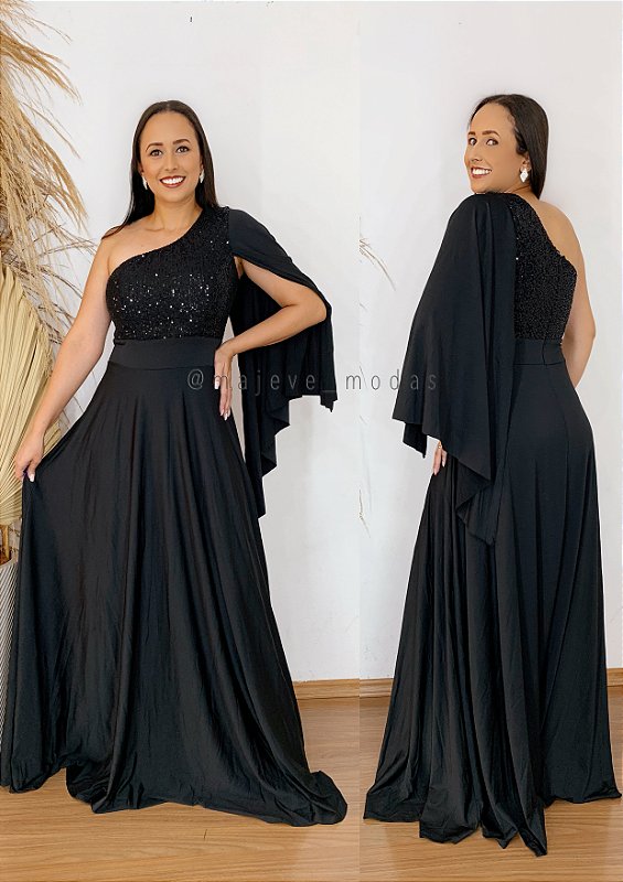 Vestido Mary Preto