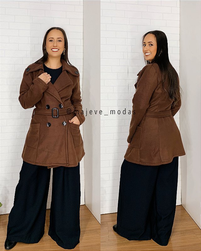 Casaco Soft Milena Marrom