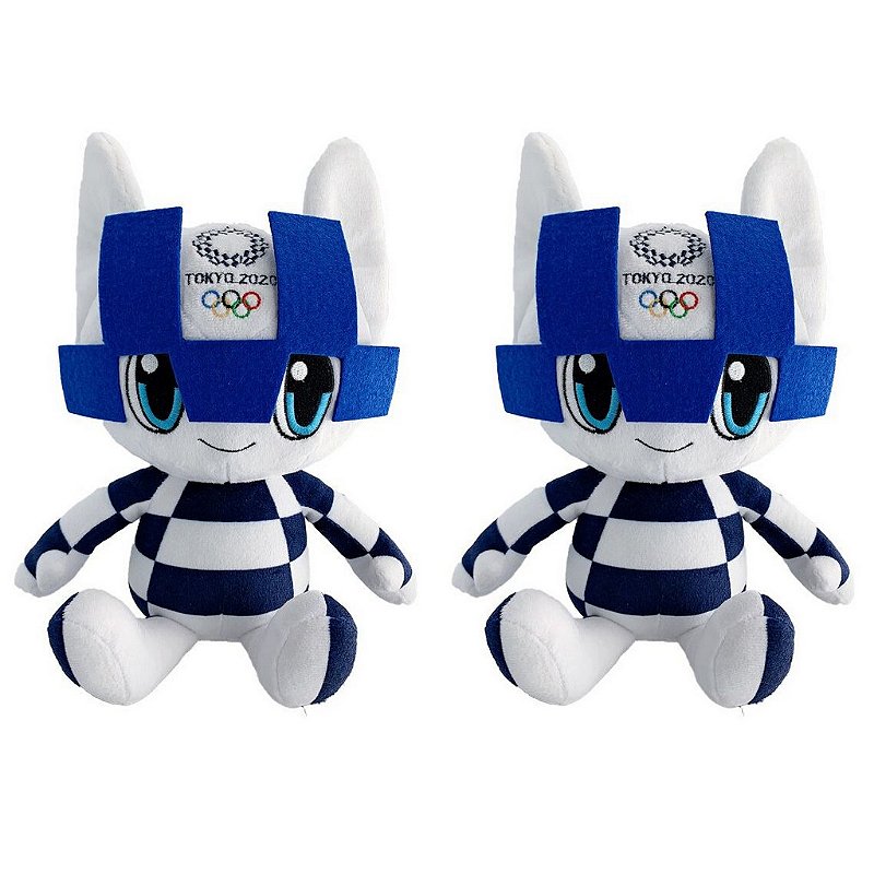 Mascote Das Olimpiadas 2021 Pelucia Miraitowa 35cm Mascote Das Olimpiadas 2021