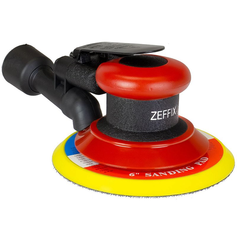 Lixadeira Pneumática Roto Orbital Zeffix Hookit Lx7 Base 6