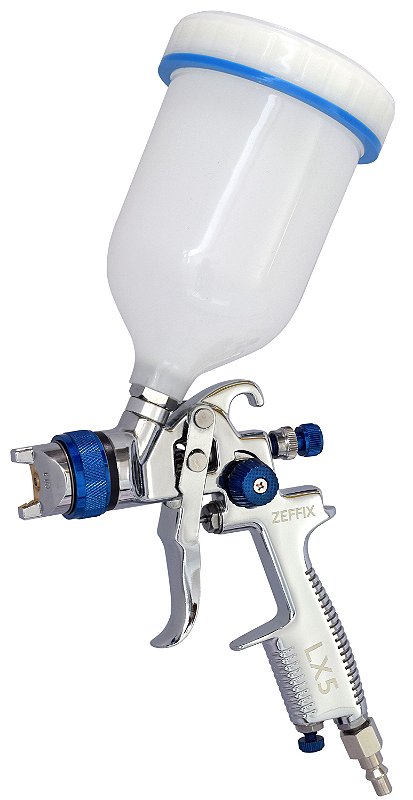 Pistola de Pintura Hvlp Zeffix Lx5 Bico 1,3mm 600ml Lx5