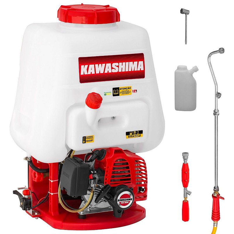 Pulverizador Costal a Gasolina Kawashima Pcg-2625 25,4cc 2t 25lts