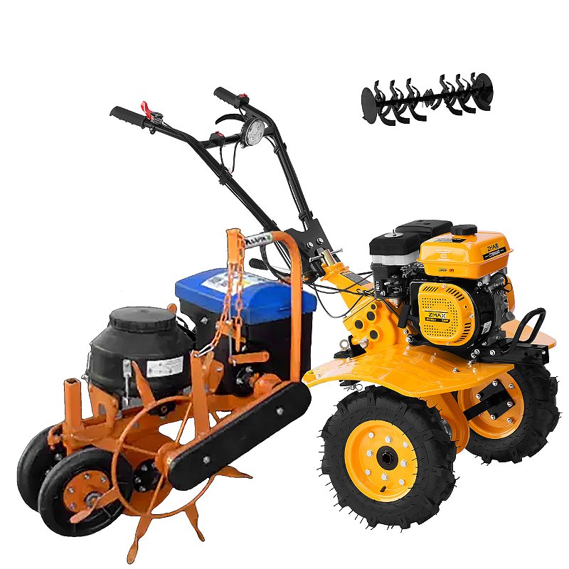 Motocultivador a Gasolina Zmax Zt900 7hp com Semeadeira Ms0