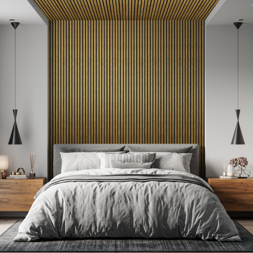 Painel Ripado Crosswall Birch Wood 280x12cm - Original Pedras