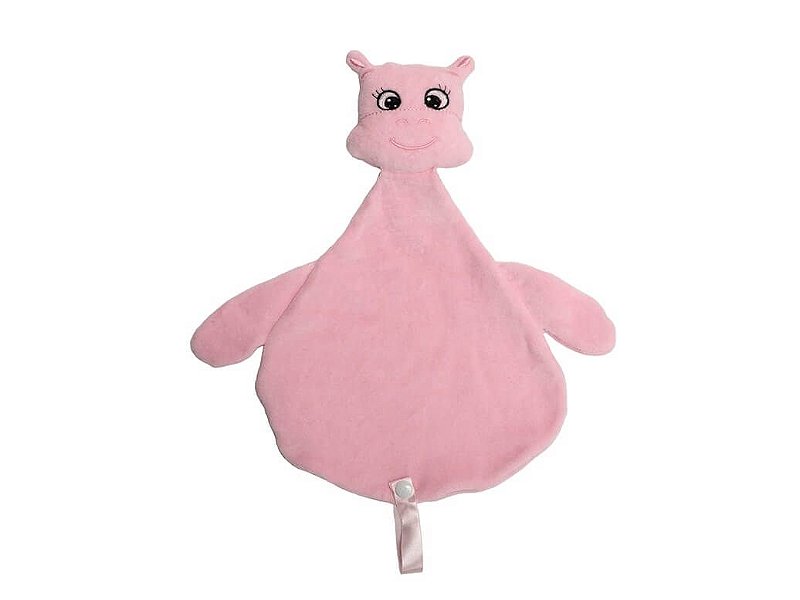 Naninha Algodão com Prendedor Hipopótamo - Baby Pil
