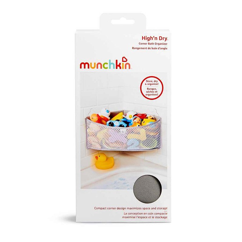 Organizador para Brinquedos de Banho com Ventosa Cinza - Munchkin
