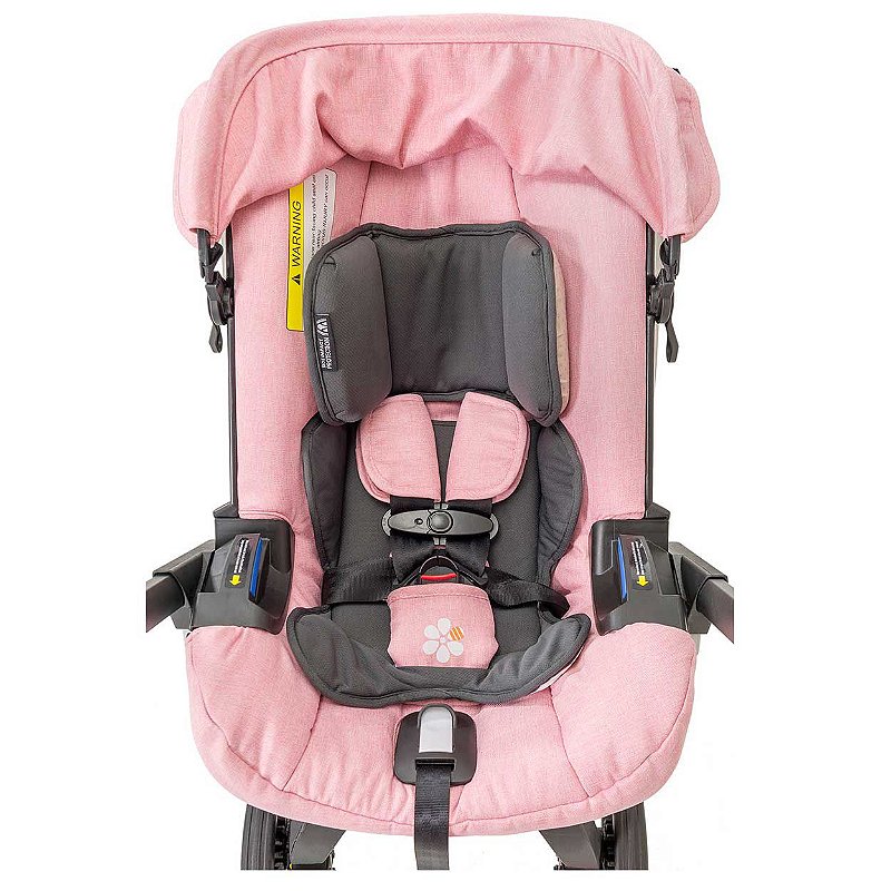 Carrinho de Bebê e Cadeira para Carro 3 em 1 Rosa - Embee