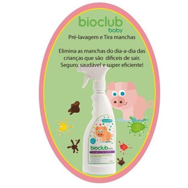 Spray Pré Lavagem e Tira Manchas 500ml - Bioclub Baby