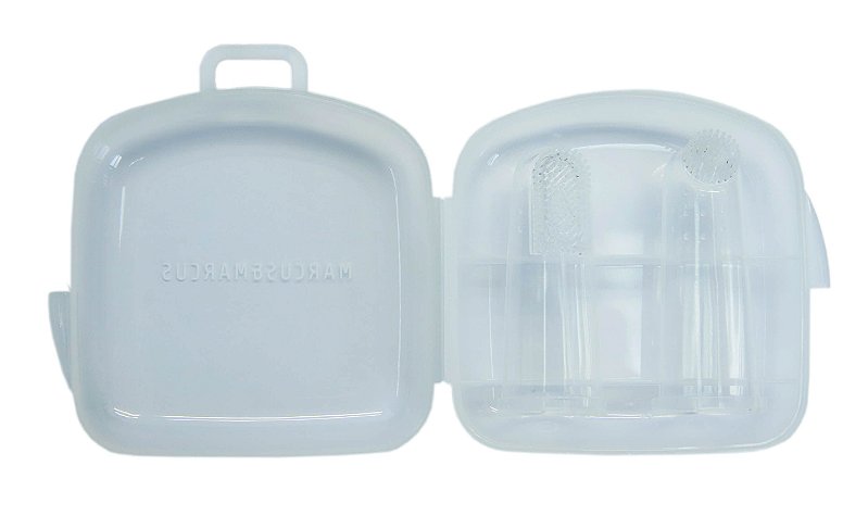 Kit 2 Dedeiras de Silicone Massageadora para Bebês - Marcus & Marcus