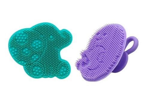Escova de Massagem e Banho em Silicone para Bebê - Marcus & Marcus
