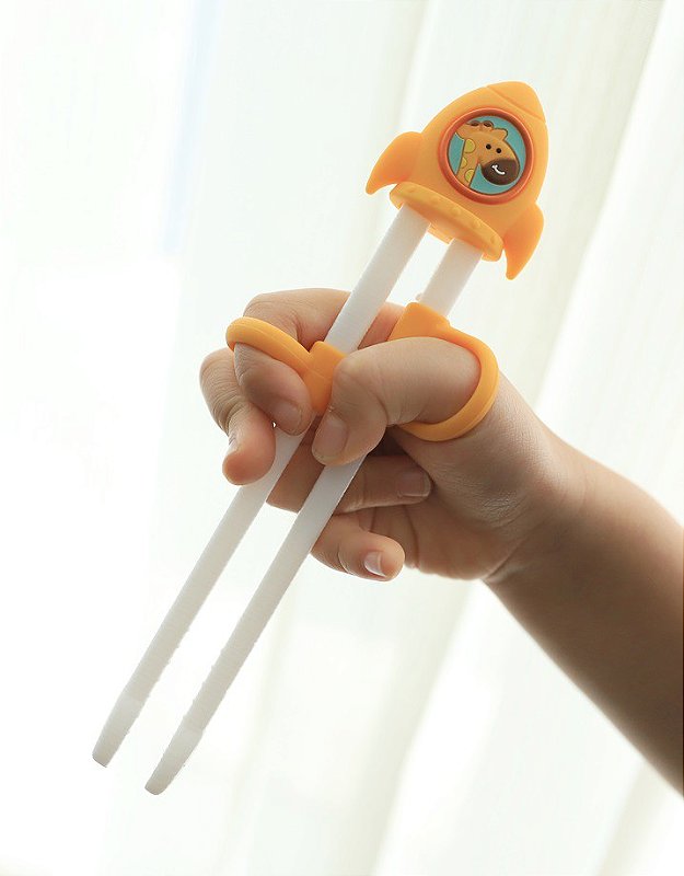Hashi Infantil Para Treinamento Kids Hipopótamo Azul - Marcus & Marcus