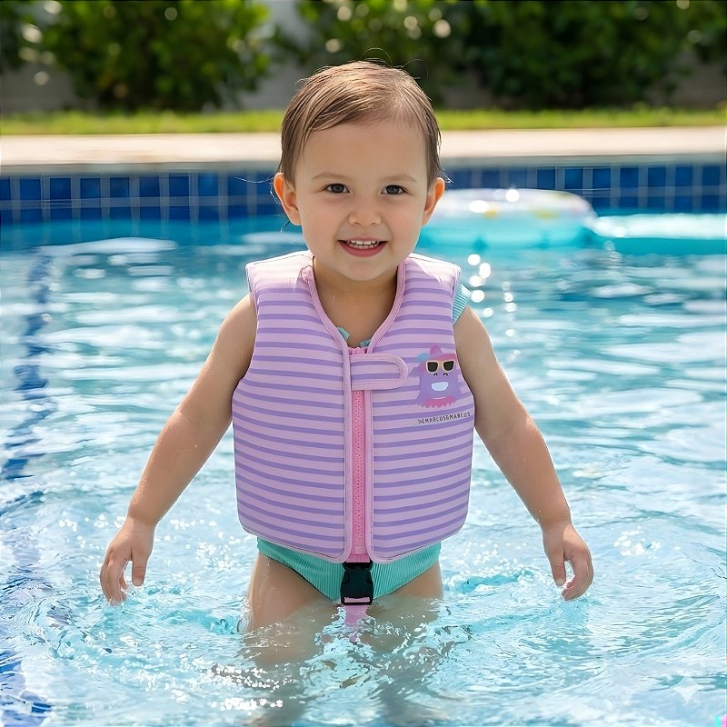 Colete Flutuador Infantil Baleia Willo M (11-19 Kg) - Marcus & Marcus