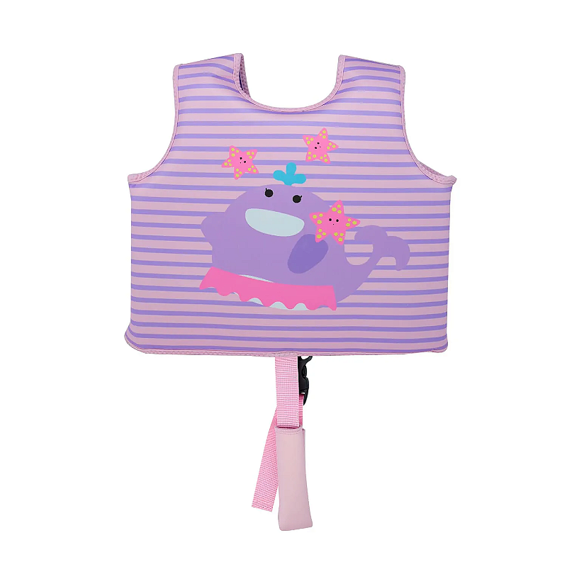 Colete Flutuador Infantil Baleia Willo M (11-19 Kg) - Marcus & Marcus