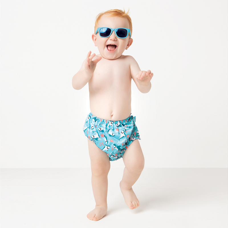 Óculos de Sol Flexível com Alça 3-36 Meses Azul - Buba