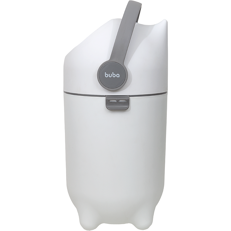 Lixeira Antiodor para Fraldas de Bebê 10L Branca - Buba