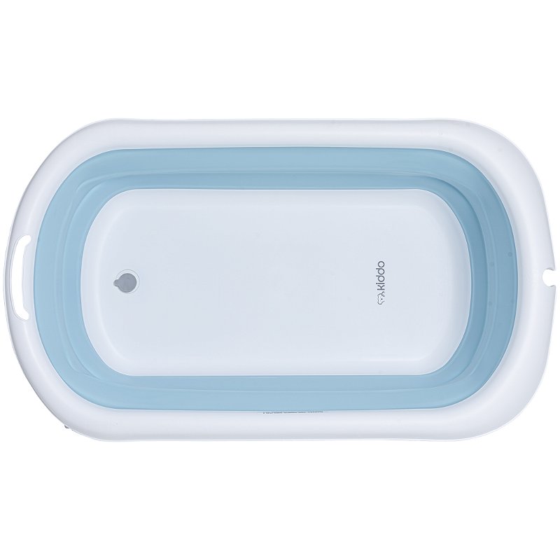 Banheira Dobrável Flex + Suporte de Elevação Azul - Kiddo