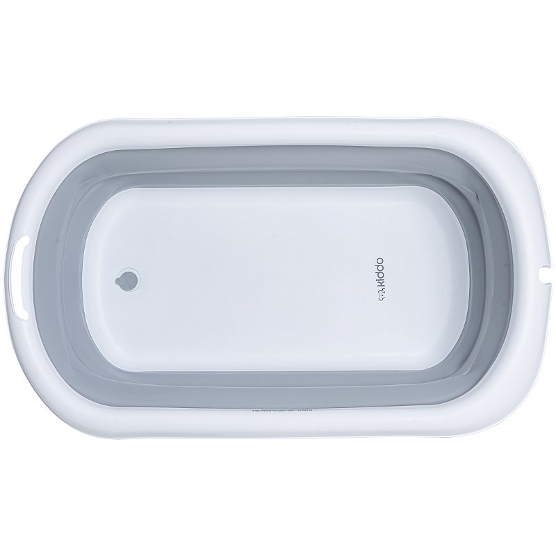 Banheira Dobrável Flex + Suporte de Elevação Cinza - Kiddo