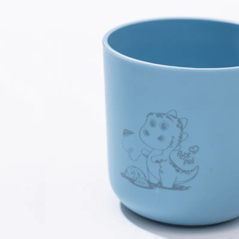 Kit Alimentação Infantil RPet 5 Peças Leo Azul - Petit Piá
