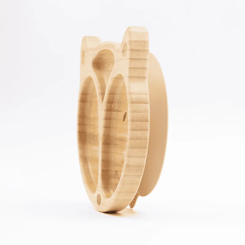 Prato Infantil Bambu com Ventosa Raposa - Petit Piá