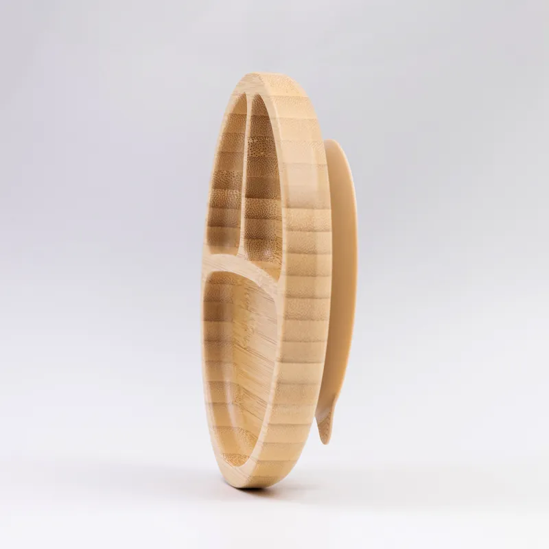 Prato Infantil Bambu com Ventosa Redondo - Petit Piá