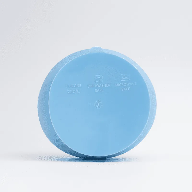 Bowl Infantil de Silicone com Ventosa Azul - Petit Piá