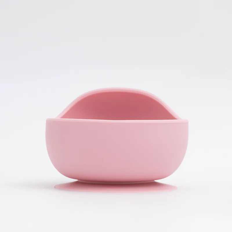 Bowl Infantil de Silicone com Ventosa Rosa - Petit Piá