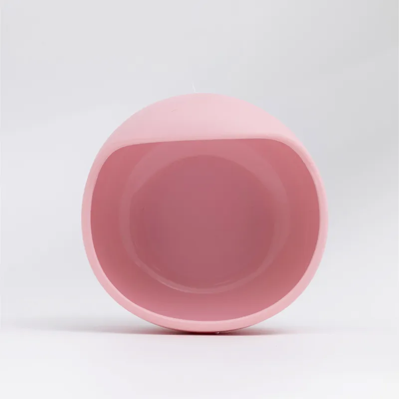 Bowl Infantil de Silicone com Ventosa Rosa - Petit Piá