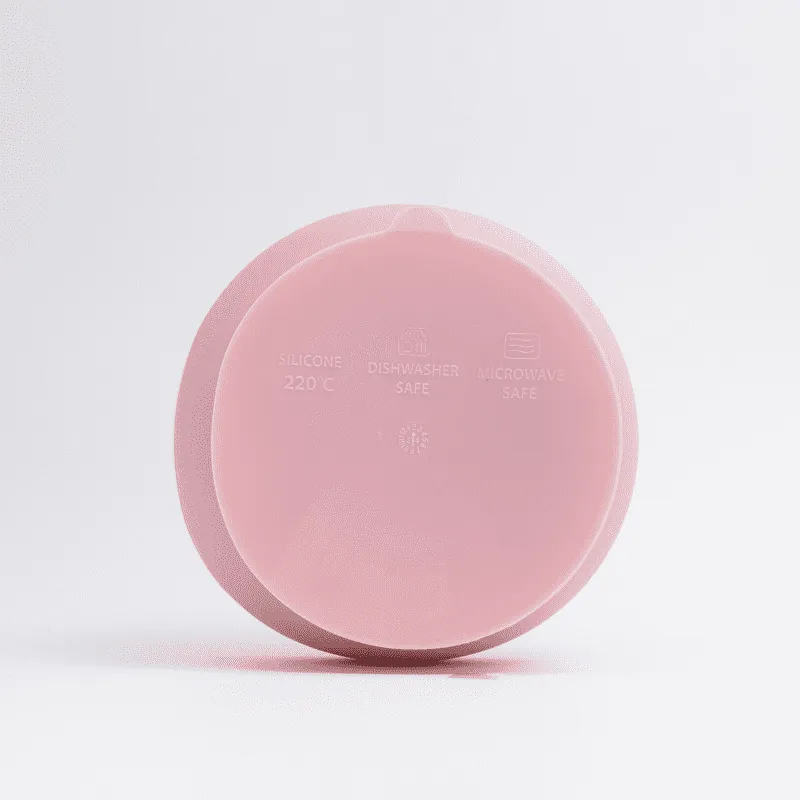 Bowl Infantil de Silicone com Ventosa Rosa - Petit Piá