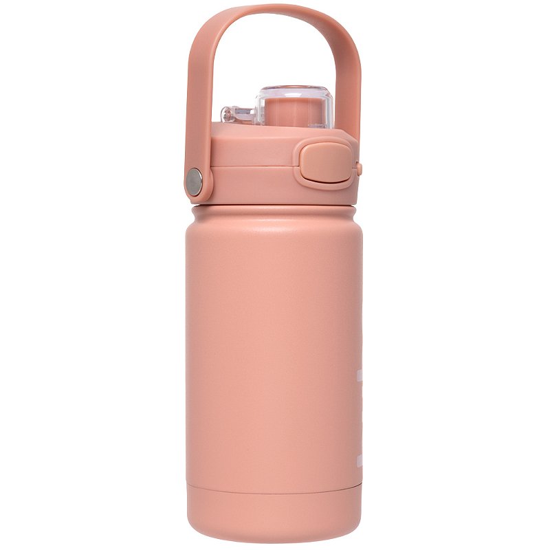Garrafa Térmica Infantil Parede Dupla Inox 350ml Rose - Buba