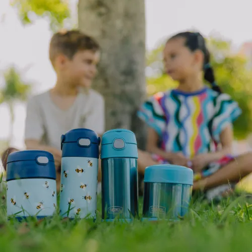 Garrafa Térmica Thermos Funtainer Azul Petróleo 355ml - Thermos