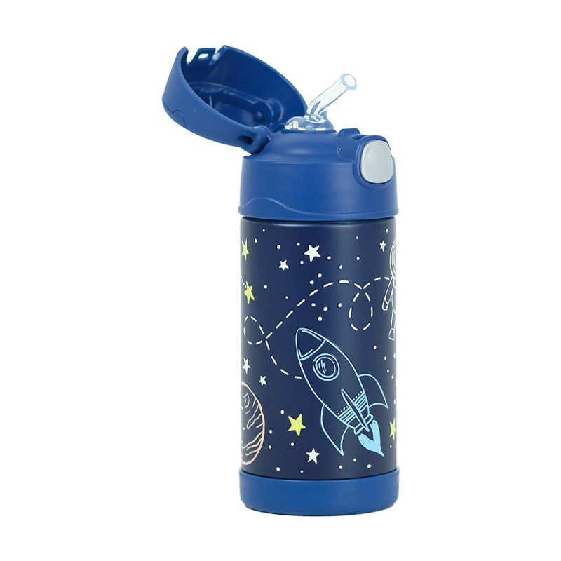 Garrafa Térmica Thermos Funtainer Astronauta Azul 355ml - Thermos
