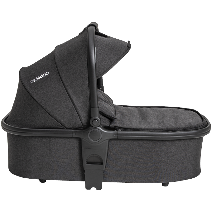 Carrinho de Bebê com Moisés Kiddo Savvy 360° Preto