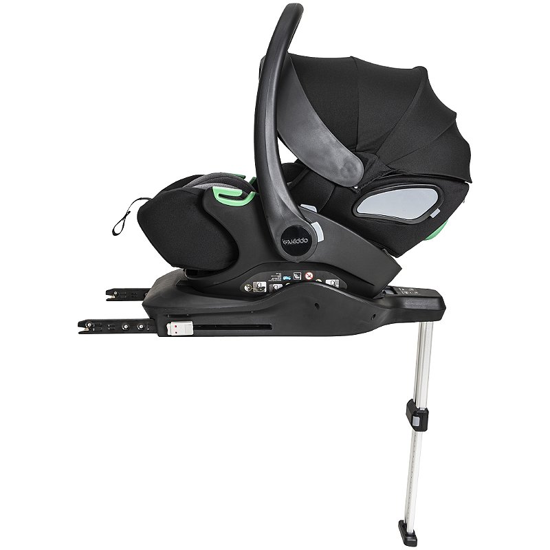 Carrinho de Bebê Kiddo Savvy 360° + Moisés + Bebê Conforto Yuba + Base Preto